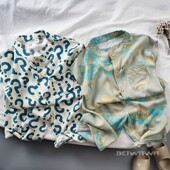 七分裤 清爽一夏 衬衫 男童绵绸短袖 两件套 儿童高品质人造棉套装