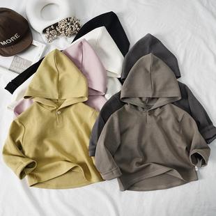 秋日穿搭~小童宝宝纯棉日系连帽卫衣 男女童休闲洋气上衣长袖外套