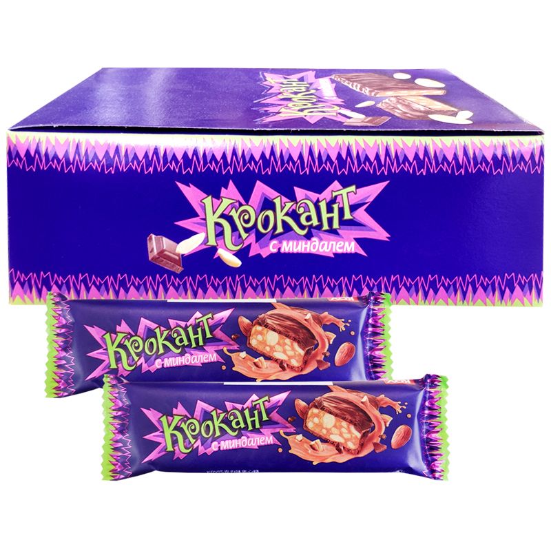 KDV俄罗斯紫皮糖紫皮棒礼盒装进口巧克力糖果28克盒装