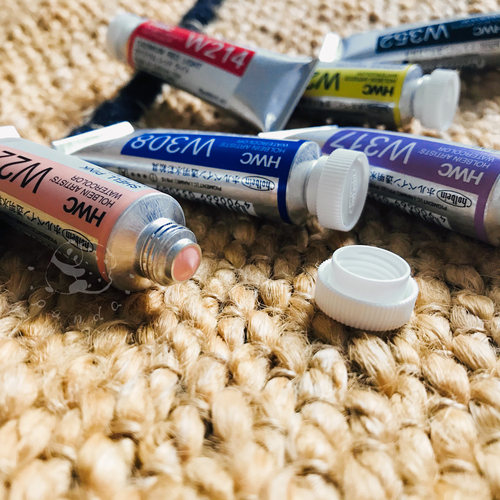 荷尔拜因颜料管状不透明