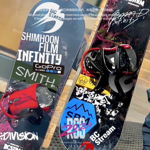 适用于BC滑雪板贴纸套装