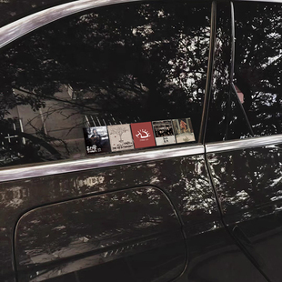 顺丰 赵雷刺猬专辑封面防水反光侧窗后风挡装饰吉他笔记本车贴纸