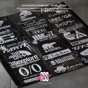 适用吉姆尼jimny改装日版露营风车身车窗后风挡玻璃防水反光贴纸