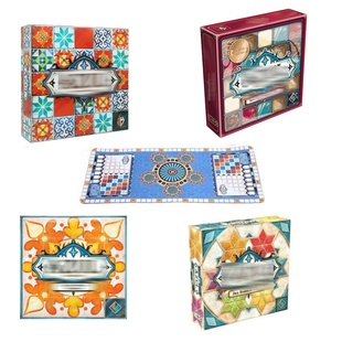 跨境专供Aul花砖物语彩砖大师三代英文版桌游策略玩具带棋盘游戏