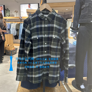 正品Levis李维斯2025年时尚休闲拼色格子 男士长袖衬衫19573-0288