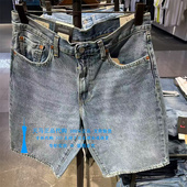 001JM 正品 Levis李维斯2025年478中腰宽松直筒水洗男牛仔短裤 0005