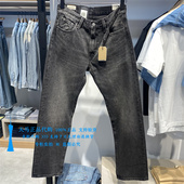 Levis李维斯2025年秋555黑灰中腰直筒 男士 牛仔裤 正品 000LO 0033