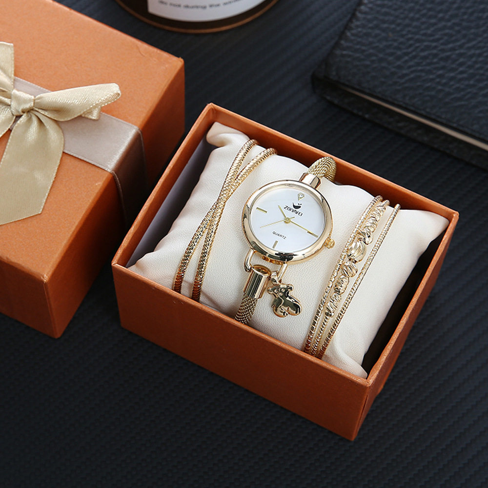 手表套装women watch bracelet necklace set lady gift jewelry