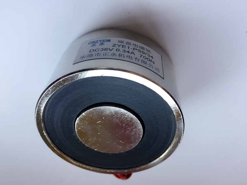 特价热销 直流小型吸盘式电磁铁ZYE1-P59/34 吸力70公斤DC12V24V