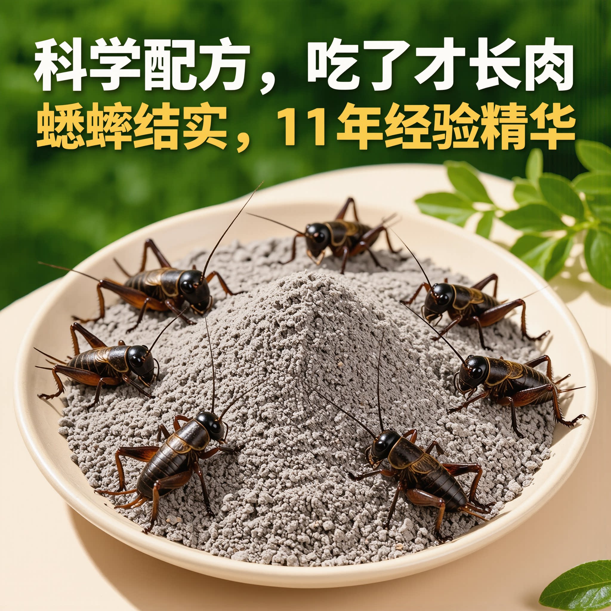 蟋蟀饲料易消化营养均衡粉末