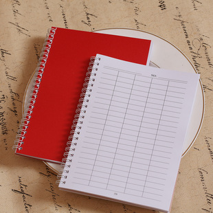 A4B5万能表记账录子明细登记本分类归表格纸财务多用集计口袋本册