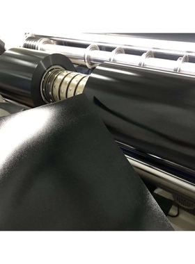 康隆鑫黑色0.375mm无卤阻燃防火PC薄膜 1860B卷材薄膜可分切