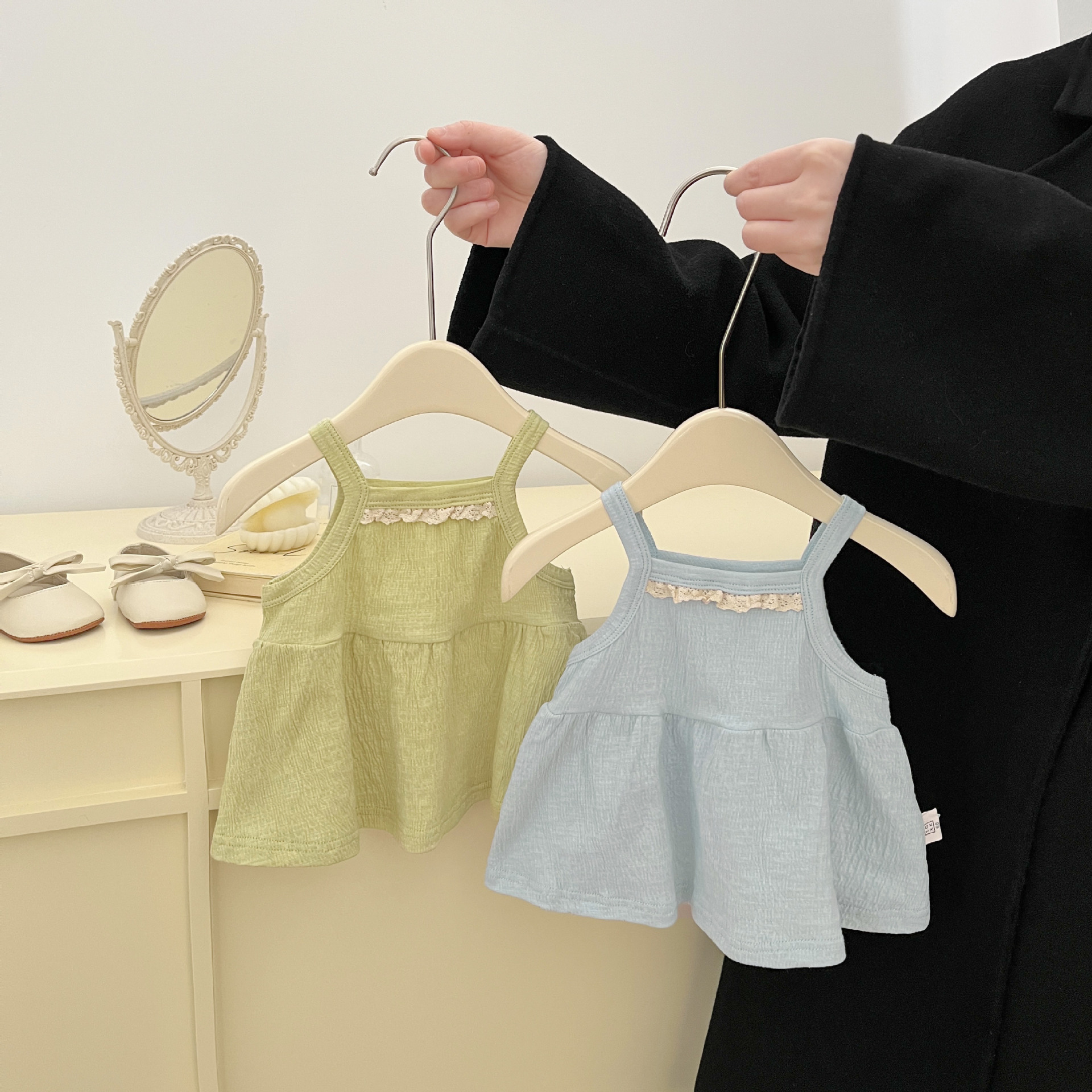 2折专区宝宝夏季吊带衫2025新款甜美女童气质薄款背心小女孩外穿
