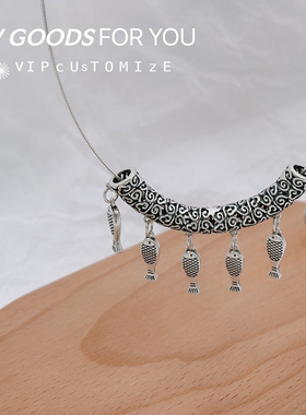 百搭流苏饰品祥云项圈颈链吊坠