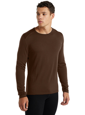 新西兰Oasis200美利奴羊毛长袖T恤男户外保暖排汗打底速干衬衣