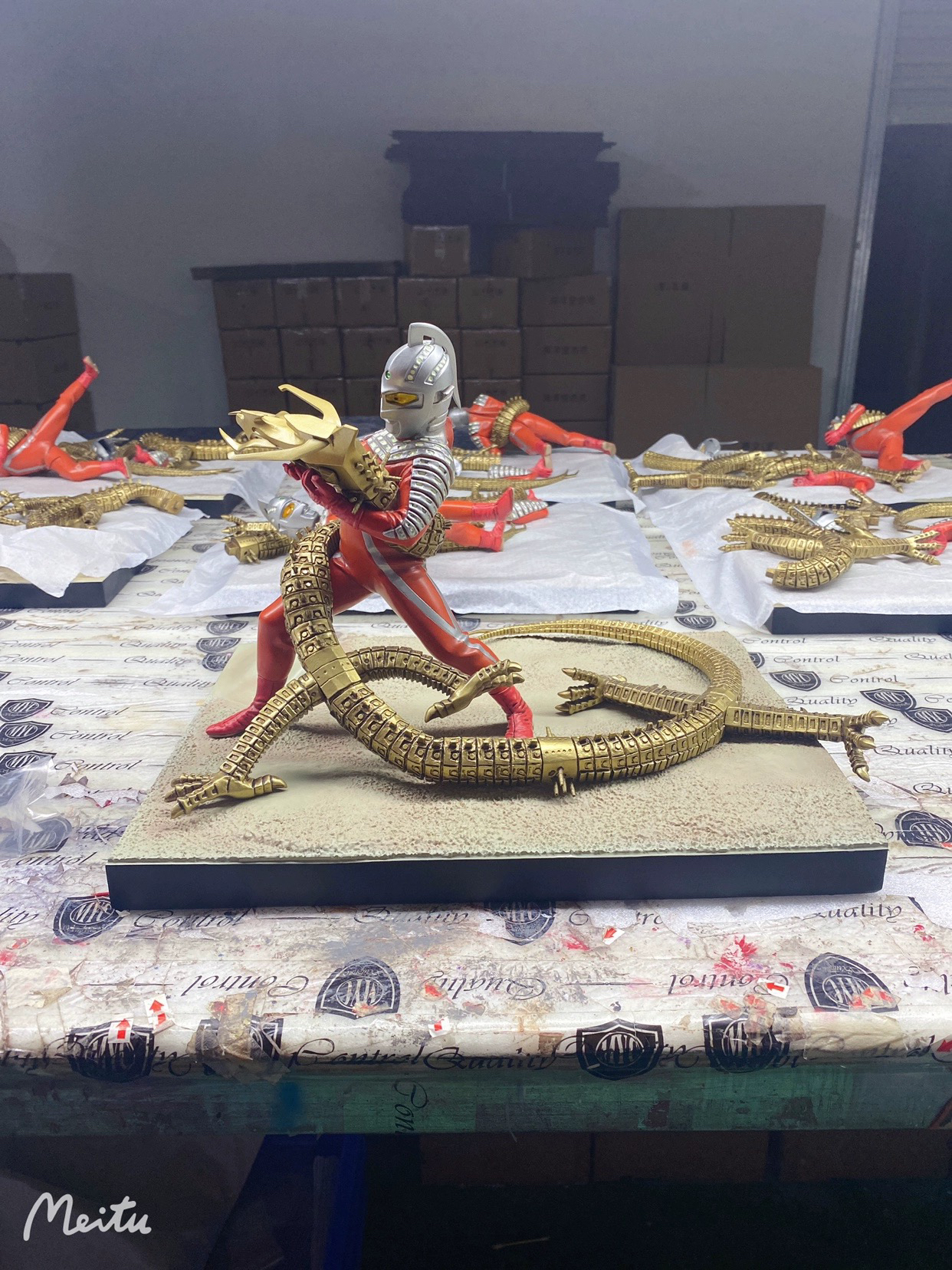 49模型 树脂翻模 龙珠手办 xplus赛文大战纳斯龙