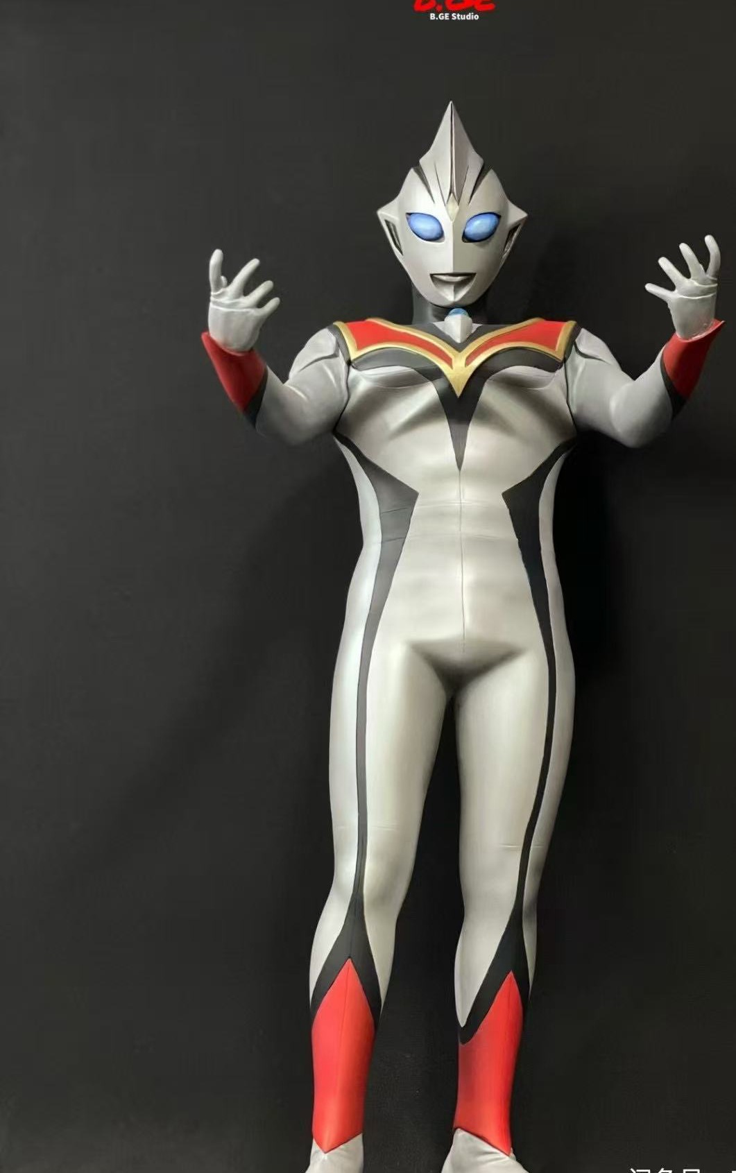 49模玩 树脂翻模 原创田工坊 34比例 邪恶迪迦 发光版