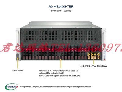 议价超 微4124GS-TNR EPYC 81卡GPU深度学习服务器H2DSG-O-CUPCIE