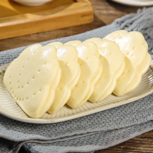 荷叶饼笑脸肉夹馍饼学生早餐面点