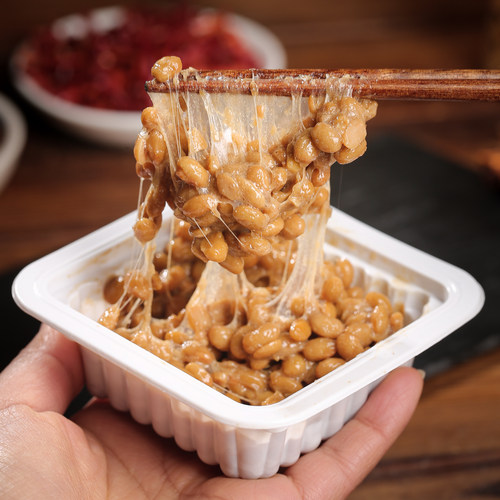 日本原装进口滨莉纳豆 拉丝纳豆178.8g/组 开盒即食纳豆激酶