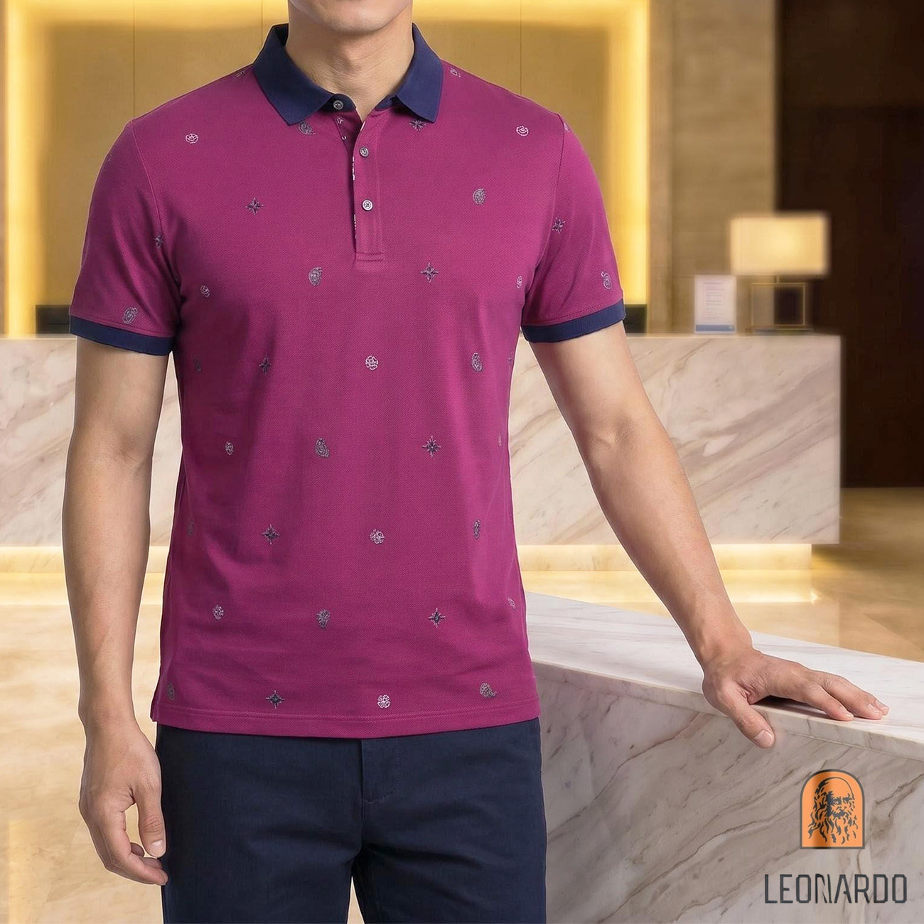 夏季短袖Leonardo/利奥纳多休闲