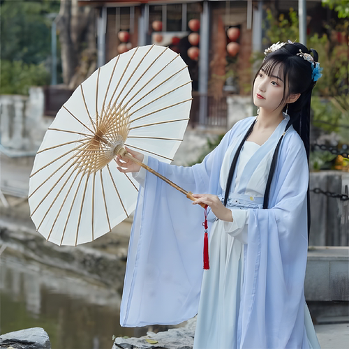 防雨防晒油纸伞桐香伞韵汉服古风