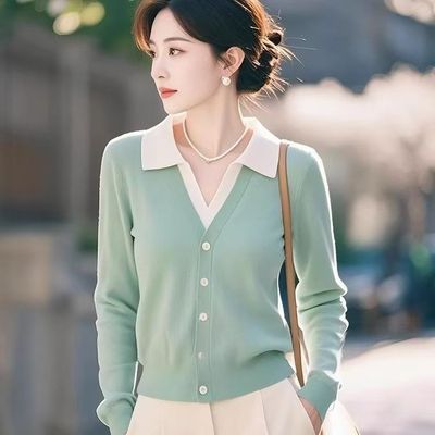 2025年春季新款薄荷绿polo领