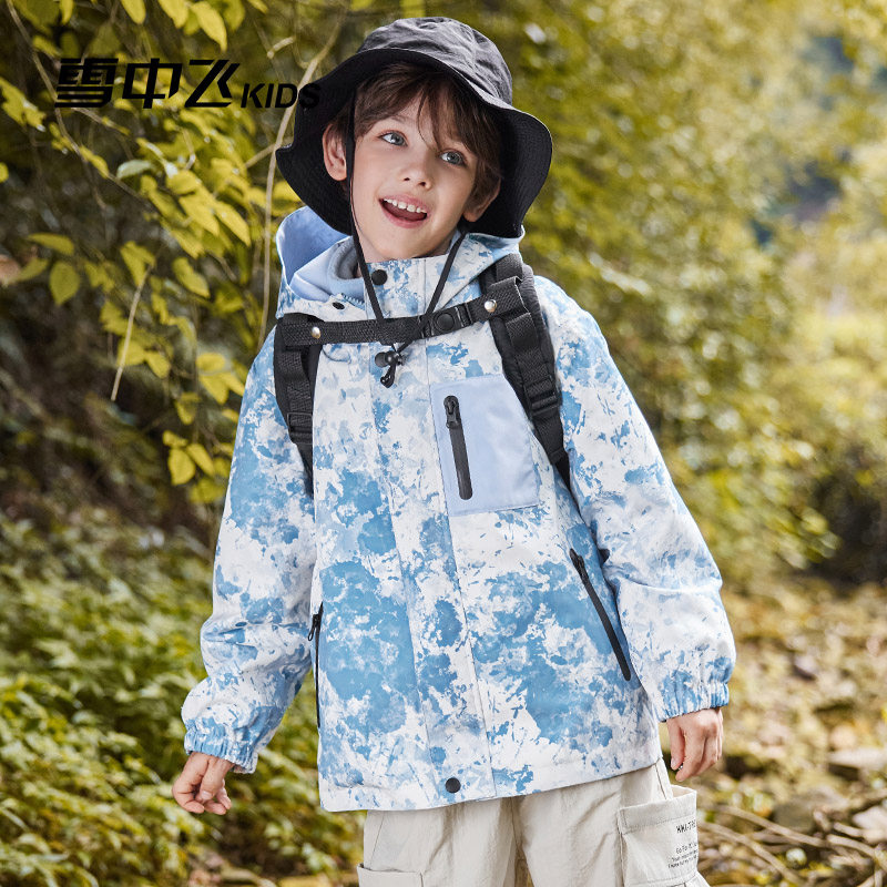 雪中飞三合一儿童夹克外套登山服