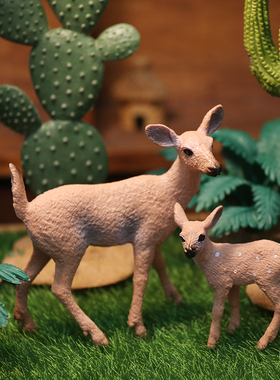 pvc造景装饰森系小鹿摆件