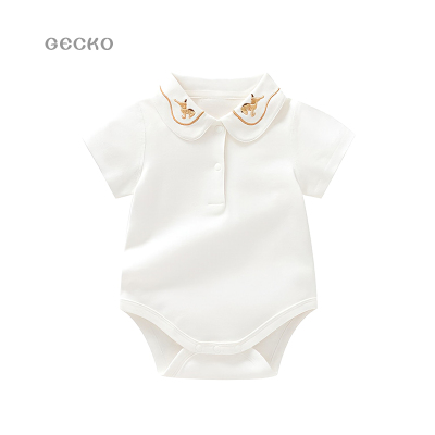 童趣小木马纯棉三角哈衣