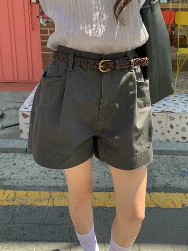 Form韩国2026春季RAWROW新款东大门韩系时尚百搭休闲短裤女