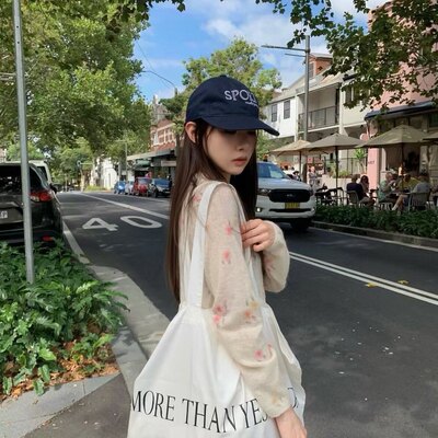 form韩国2026秋季morethanyesterday新款时尚百搭宽松显瘦帆布包