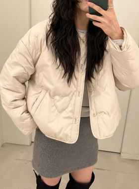 form2025韩国loveyousomuch新款百搭宽松显瘦双面羽绒服外套双面