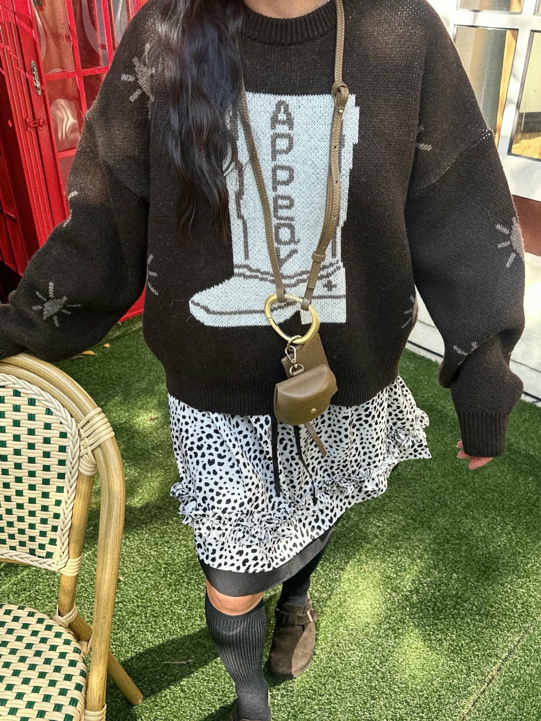 form韩国2025秋季appear新款时尚百搭宽松显瘦毛衣