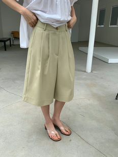 Form26新春韩国东大门love SANTA韩系时尚 百搭宽松七分裤 女