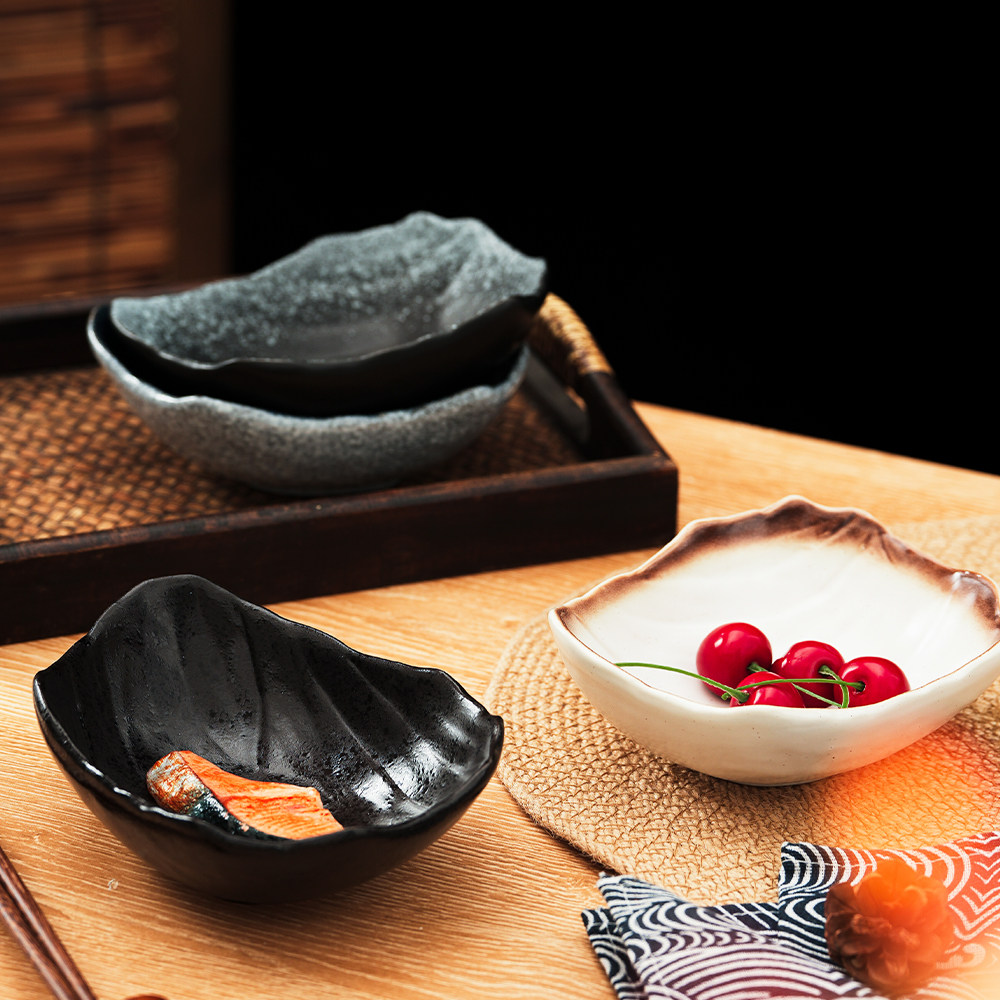 陶瓷芥末小碟刺身碟鱼子酱味碟餐厅前菜碟子日式复古餐具高档商用,餐饮具,碟,淘宝优惠券,粉丝福利购,淘宝优惠卷