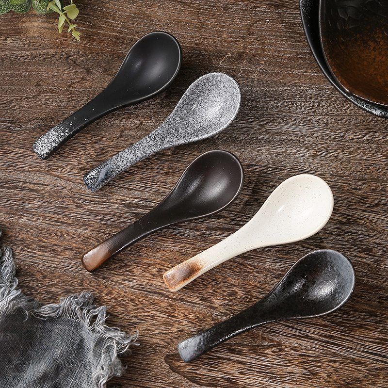 汤勺家用陶瓷勺子调羹饭勺餐具喝汤吃饭小勺子创意可爱小汤匙日式,餐饮具,叉/勺/筷套装,淘宝优惠券,粉丝福利购,淘宝优惠卷