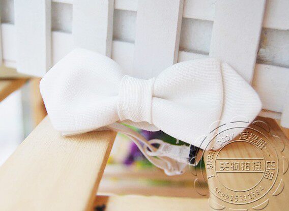 lj0015 儿童领结/ 白色领结 生日领结 花童领结 1-10岁