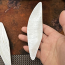 天然贝壳按摩刮疗片 面部按摩刮片随型厚片三角型 板长约12CM长款