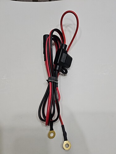 摩托车电瓶电源引出线5A大功率带保险12V