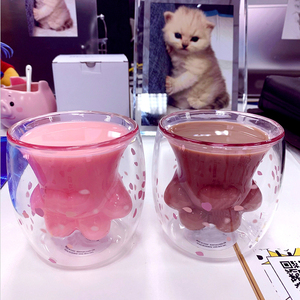 抖音爆款：56元包邮  猫爪杯2019樱花猫抓杯