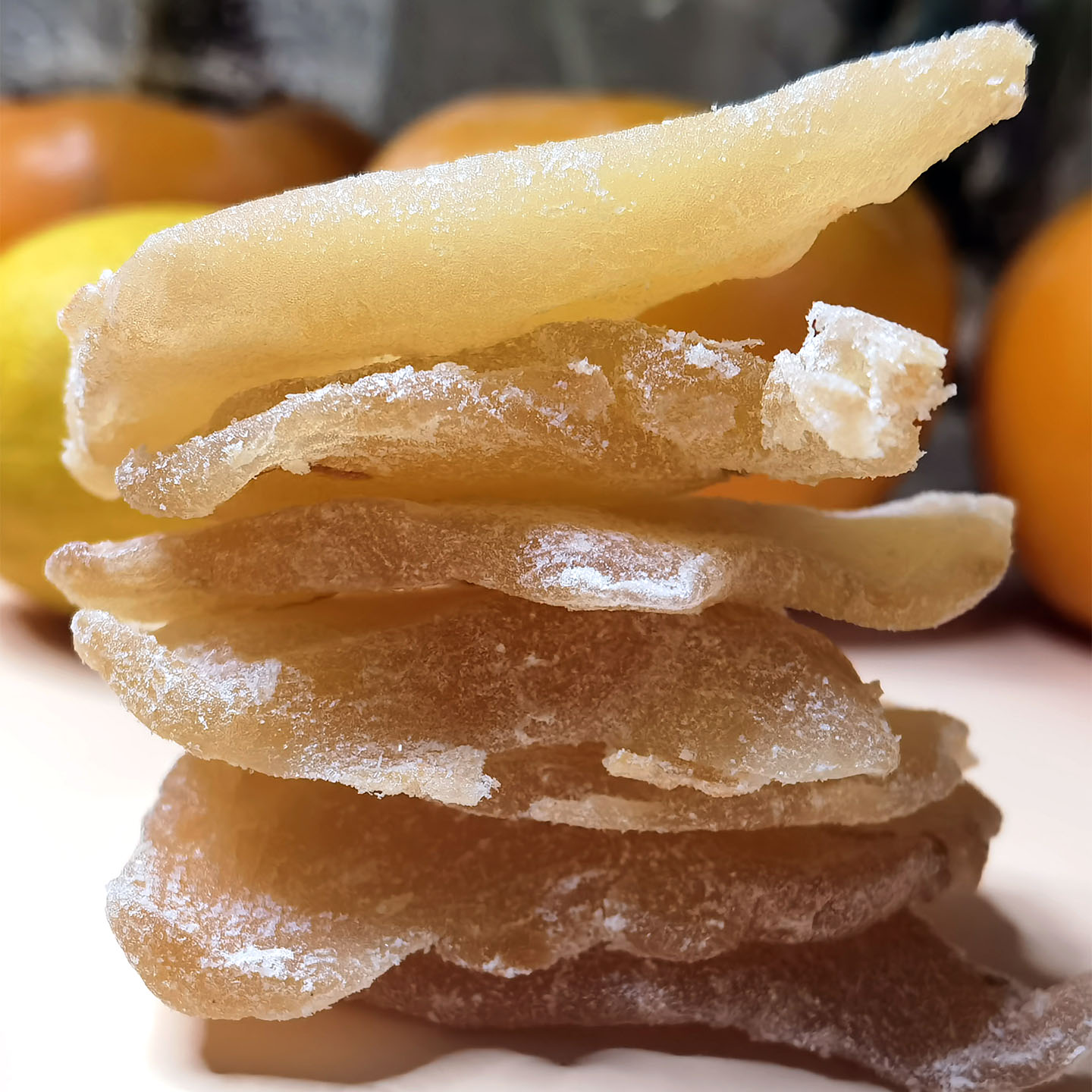 优好岛话梅姜片即食酸甜生姜片散装广东新兴特产马林甜姜蜜饯零食