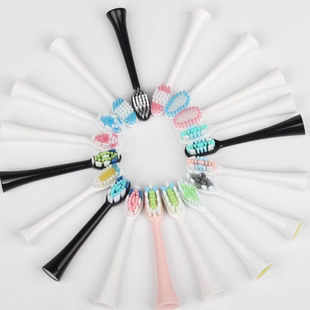 QBM/千百媚C系列电动牙刷替换刷头原装软毛刷头带刷帽C-030型号