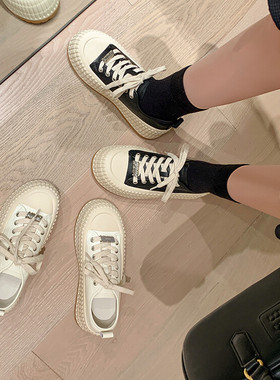 SIX MADDEN2024秋季女鞋厚底单鞋复古德训鞋休闲运动鞋板鞋SMC340