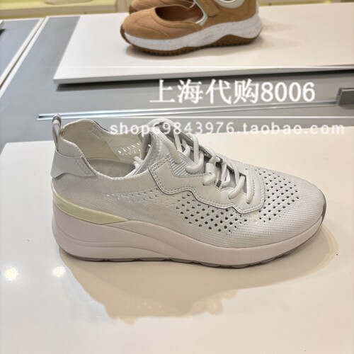 GEOX健乐士2026春夏款女鞋运动低帮舒适厚底女休闲鞋GQ140F31088