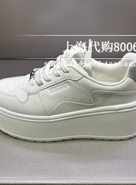 Staccato/思加图2025春季女鞋小白鞋厚底松糕鞋休闲鞋女单鞋EB401