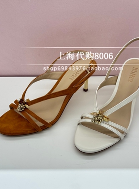 JoyPeace真美诗2026夏季女鞋专柜正品一字带细高跟鞋女凉鞋ZI246