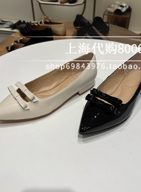 Le saunda莱尔斯丹2025春季女鞋时尚优雅平底浅口单鞋女 6M12801