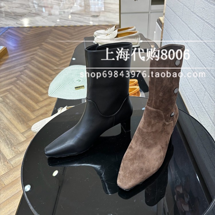 natursun娜冉2025冬季女靴专柜正品瘦瘦靴中筒靴时装靴 N25506204,女鞋,时装靴,淘宝优惠券,粉丝福利购,淘宝优惠卷