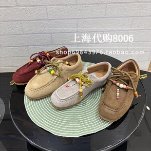 natursun娜冉2025秋季袋鼠乐福鞋休闲女单鞋N25115812 N25415812